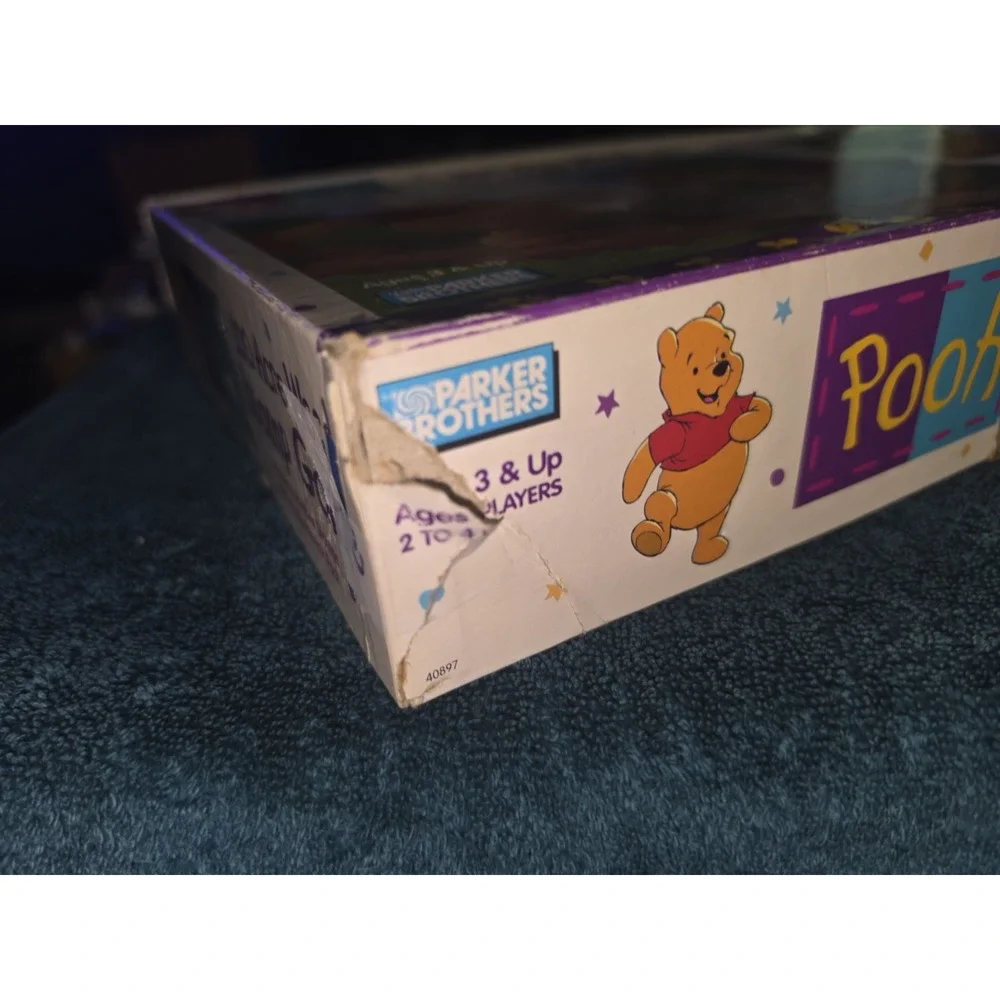 Vintage 1997 Disney Winnie The Pooh 100 Acre Wood Stamp Game COMPLETE